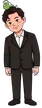 男方 Q 版人物